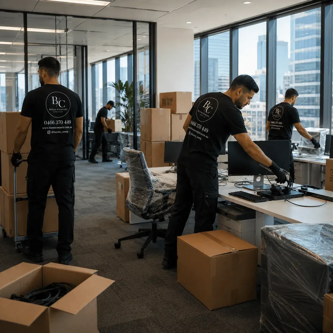 Office Relocations by Bueno Company Logistics