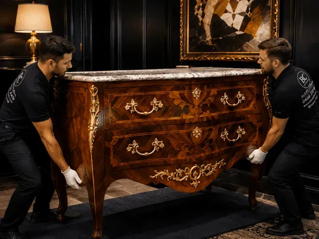 Interior styling and placement in a luxury residence